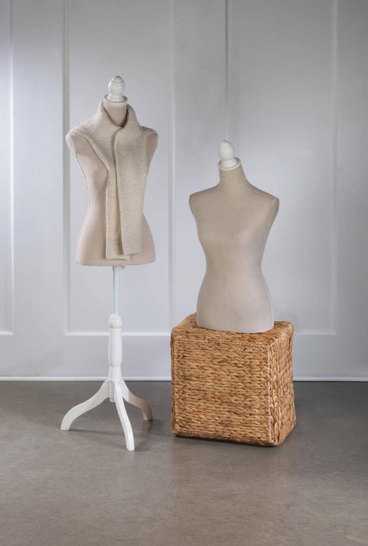 Tripar International - Linen & Burlap Floor & Tabletop Body Forms - Fiberglass