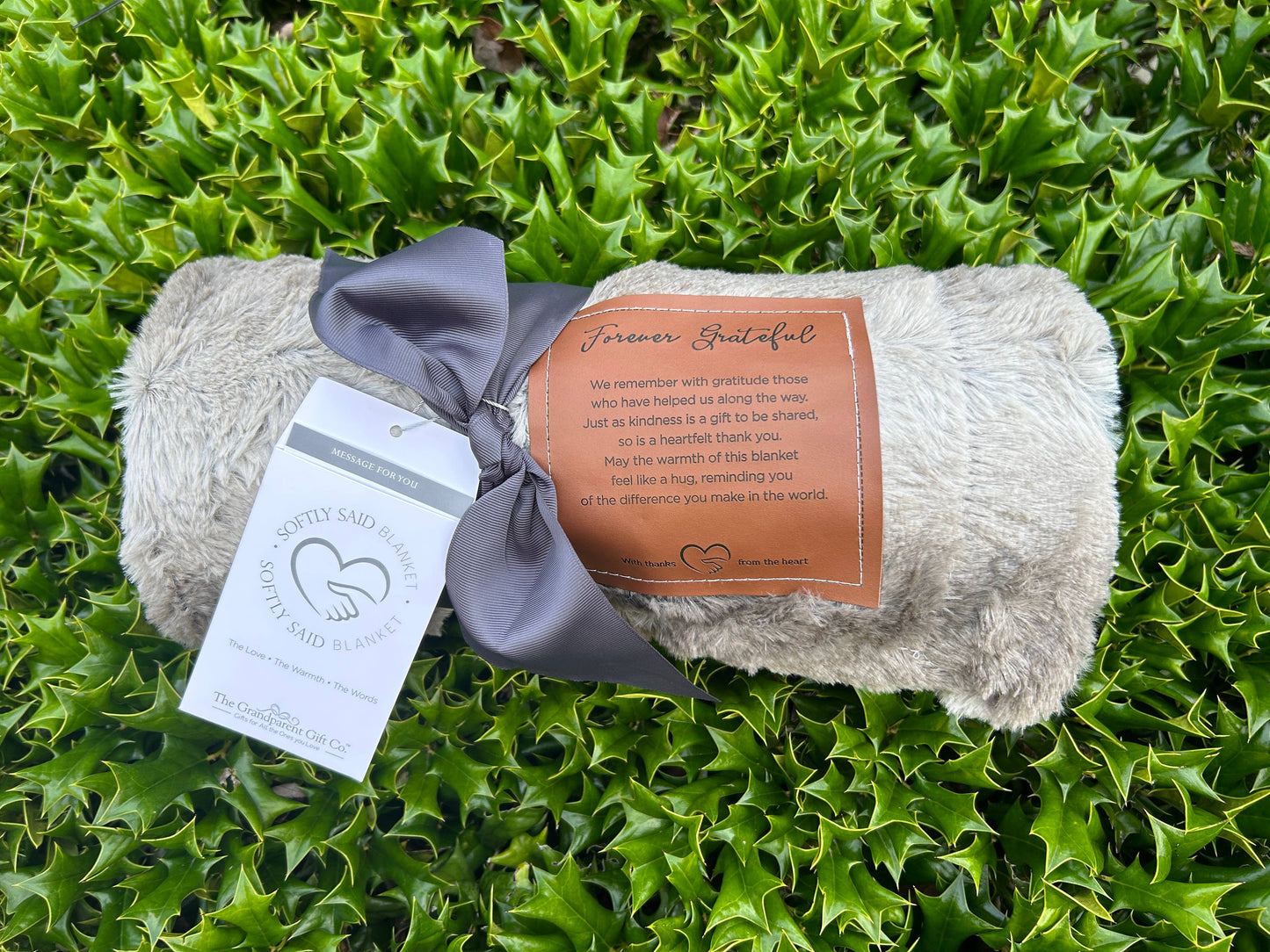 Softly Said Blanket: Forever Grateful Thank You Gift 8028