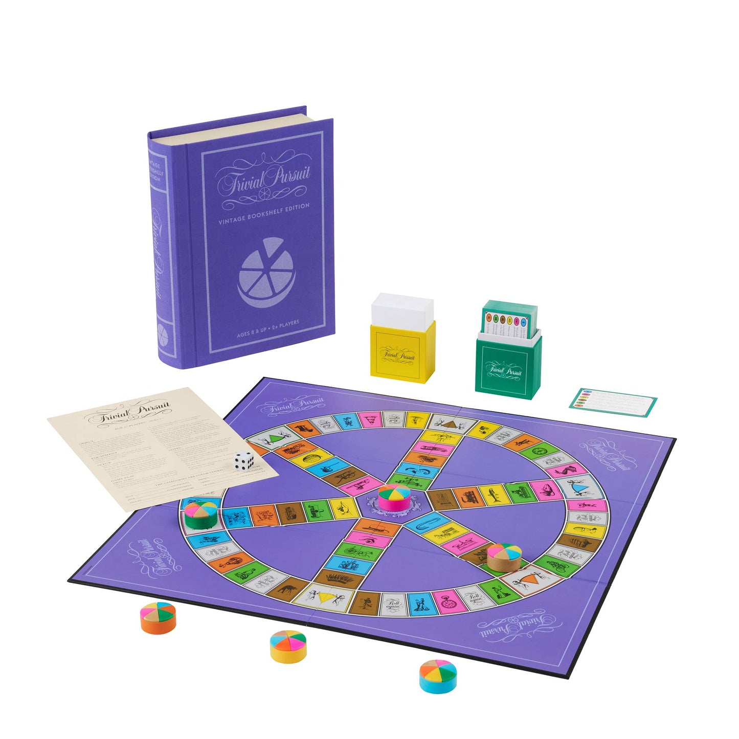 WS Game Company - Trivial Pursuit Vintage Bookshelf Edition