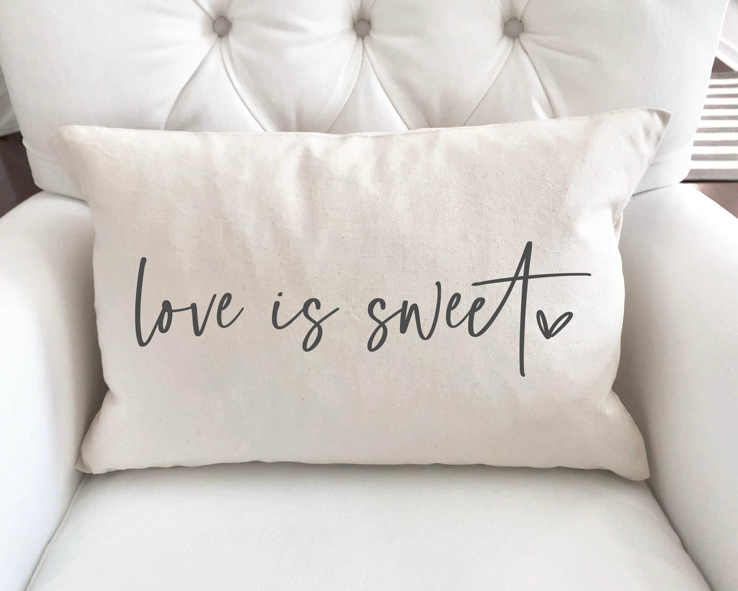 Cotton & Crate - Love Is Sweet Valentine's Day Pillow