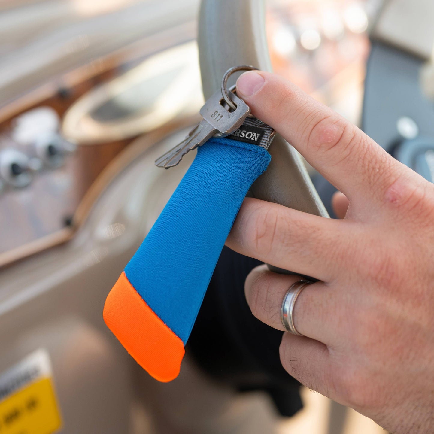 Carson - High Visibility Floating Neoprene Keychain, Assorted Colors