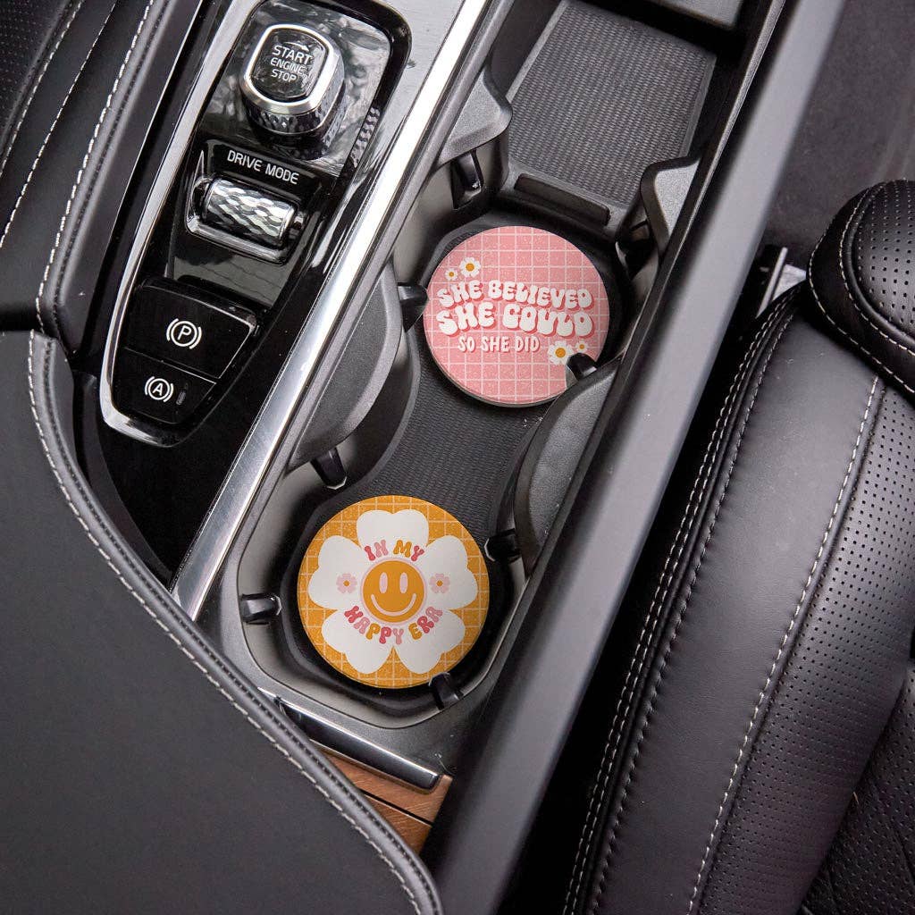 Clairmont & Co - Car Coaster Pack, Sweet 16 Gifts, Gifts for Girls, Grad Gift