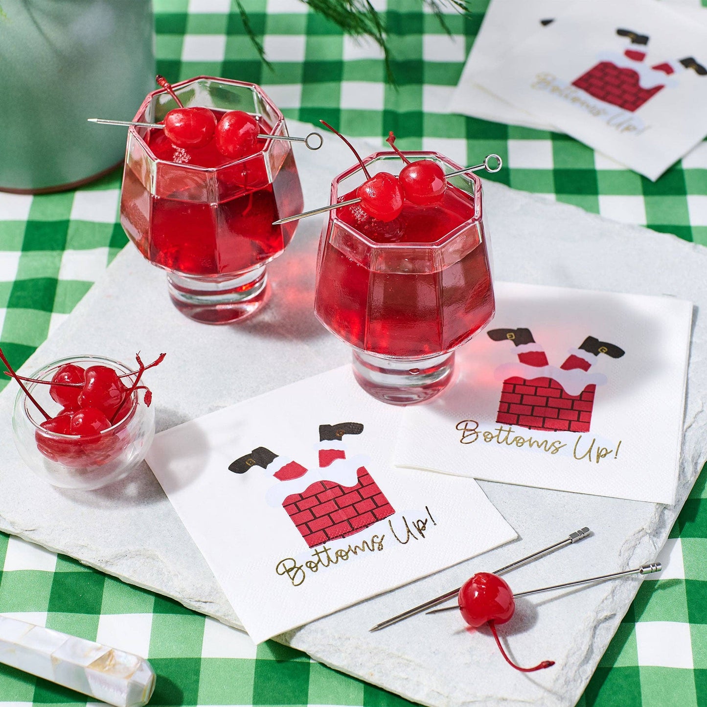 Coterie Party Supplies - Bottoms Up Cocktail Napkins (20 per pack)
