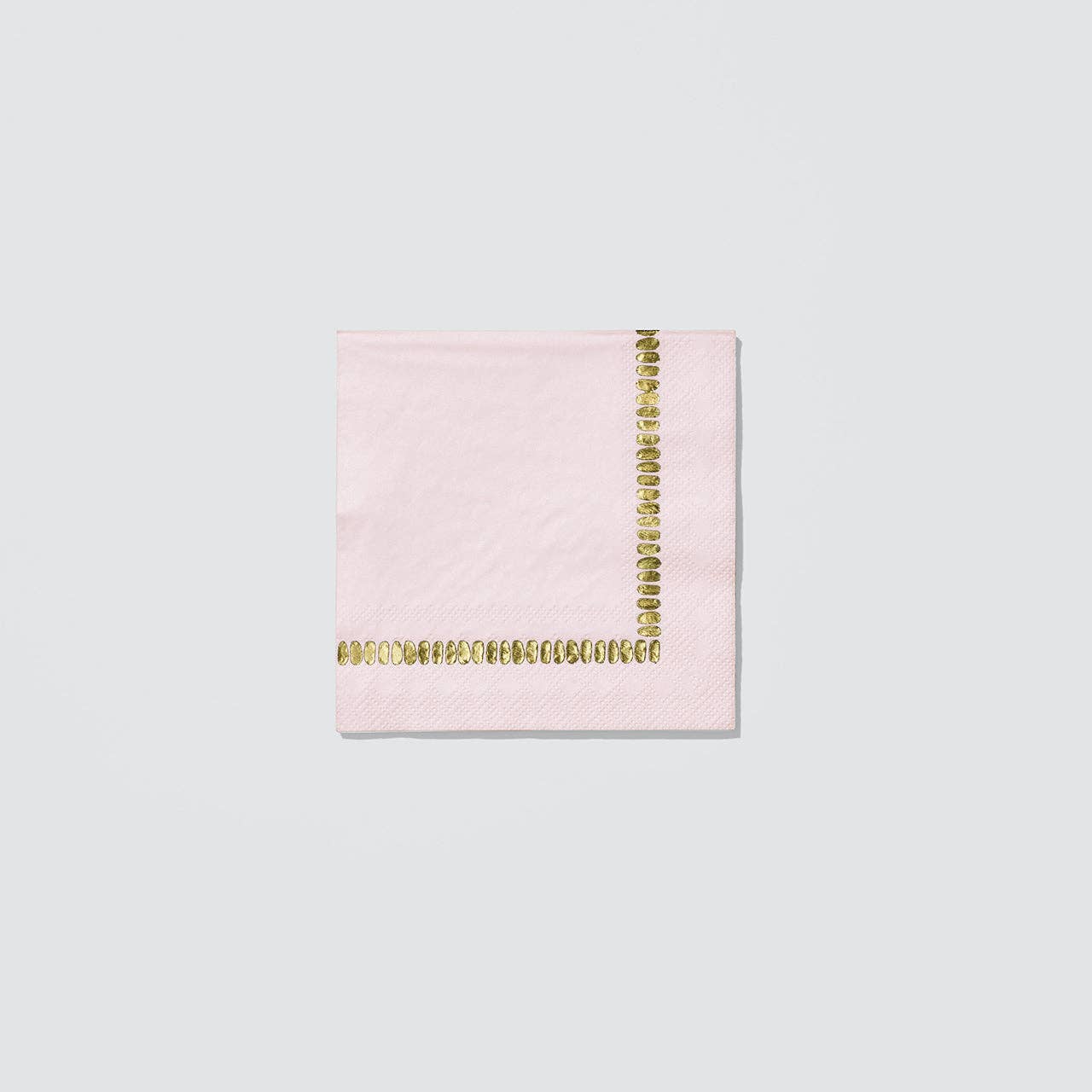 Coterie Party Supplies - Pale Pink Brushstroke Cocktail Napkins (25 per pack)