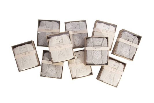 Sugarboo & Co - Bunny Baby Lovey Blankets - Assorted Set of 10