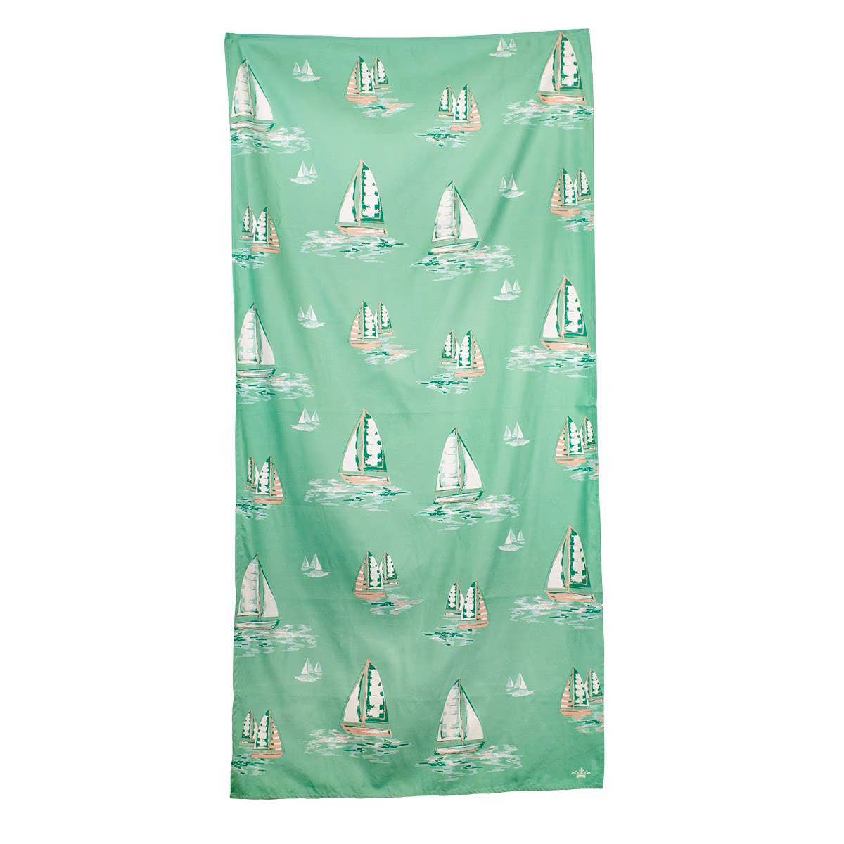 The Royal Standard - Sail Away Beach Towel   Emerald Coast/Pink   34x70