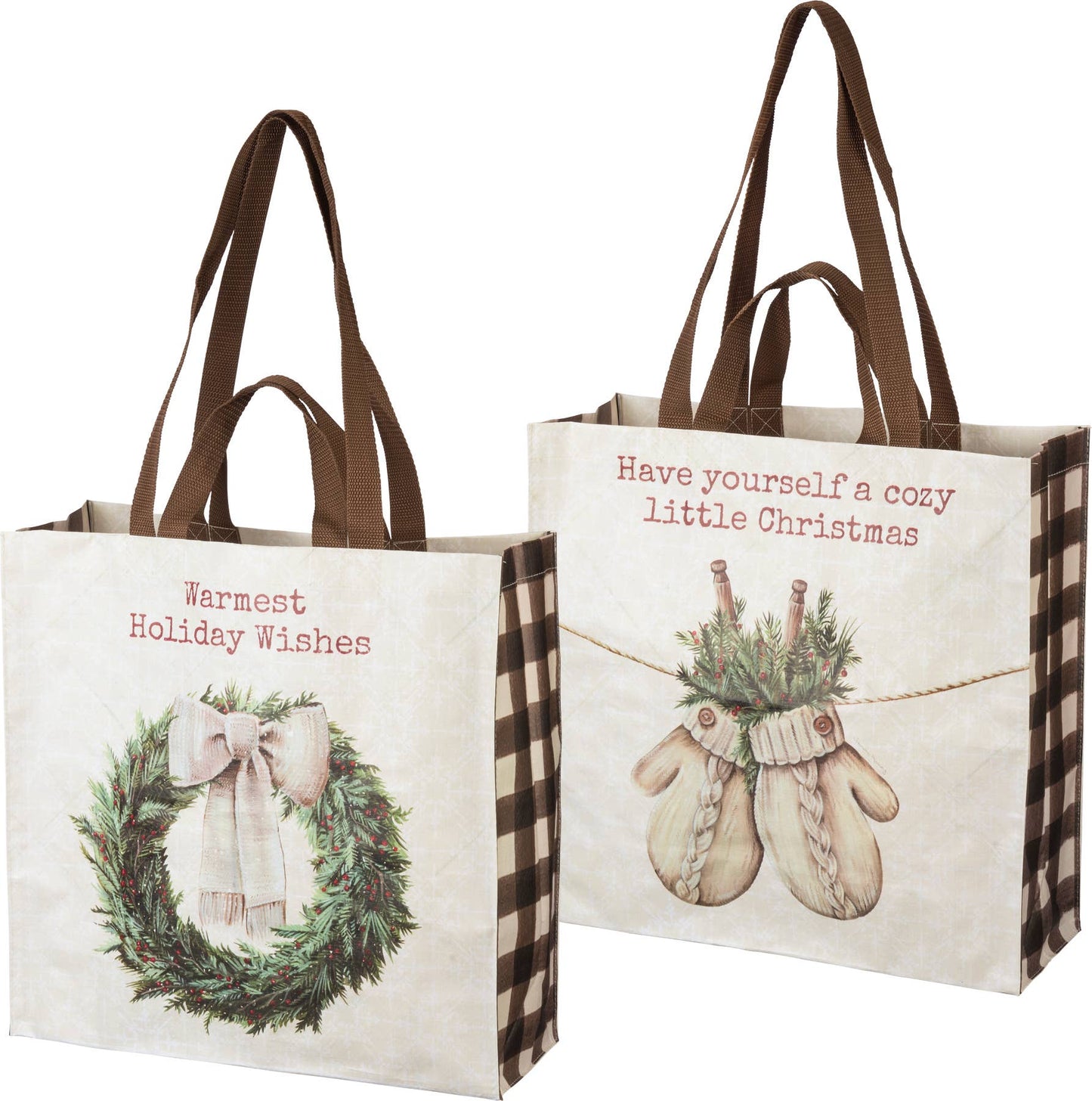 Primitives by Kathy - Warmest Holiday Wishes Market Tote
