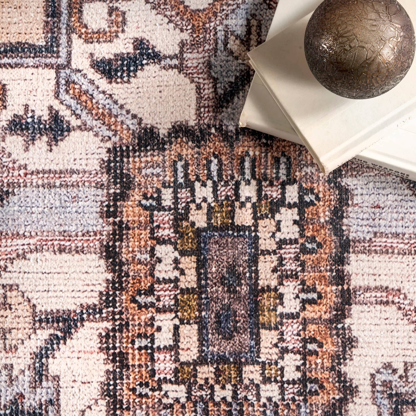 nuLOOM - Sasha Machine Washable Medallion Area Rug