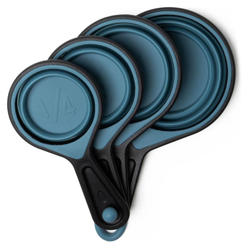 DM Merchandising - Krumbs Kitchen Silicone Collapsible Measuring Cups 4pcs Set