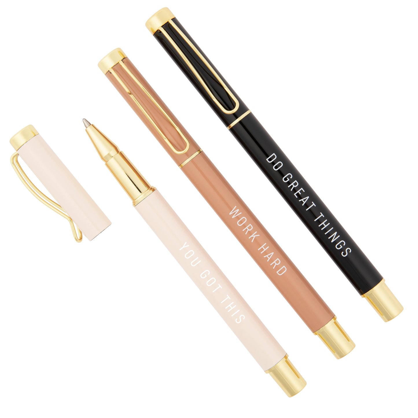 Sweet Water Decor - Motivational Metal Pen Set - Home Decor & Gifts