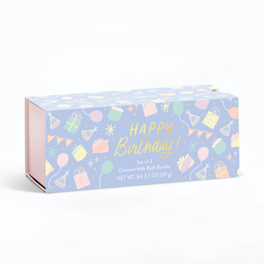 Cait + Co - Happy Birthday Bath Bomb Gift Set