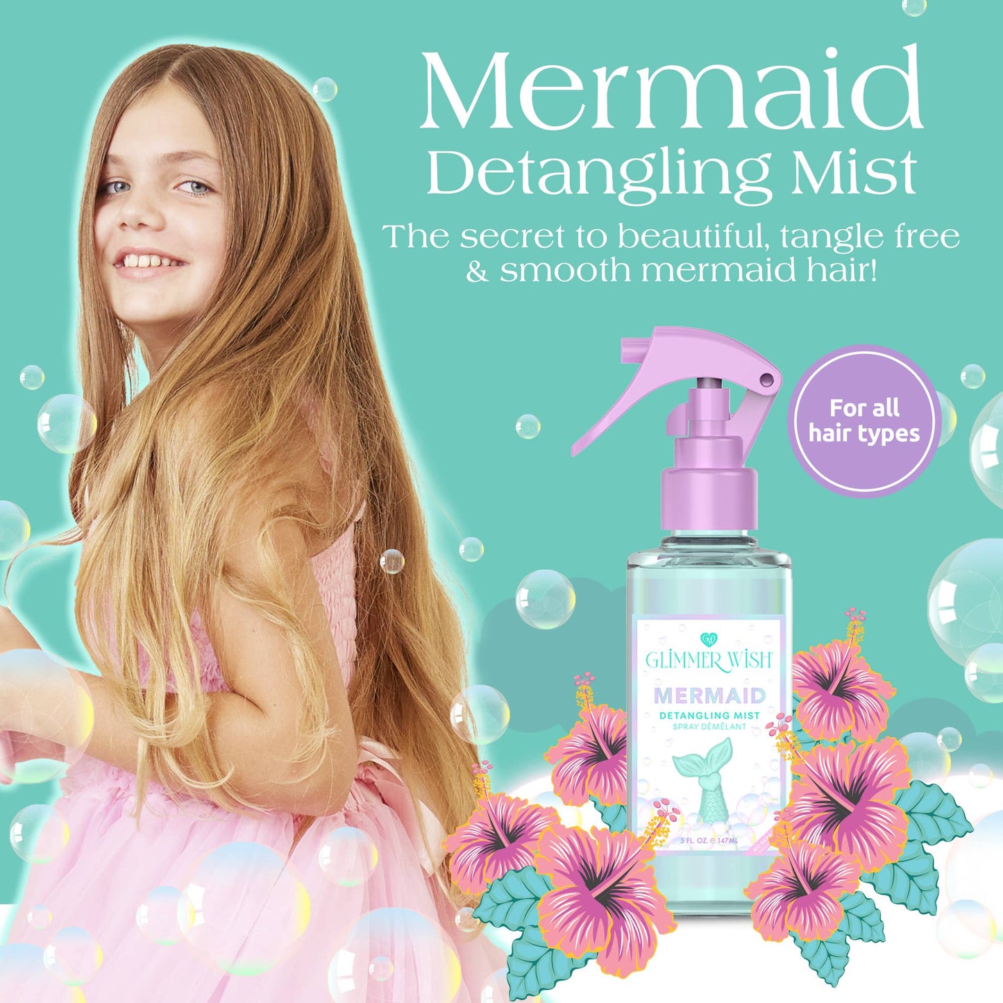 Glimmer Wish - Mermaid Hair Detangling Mist