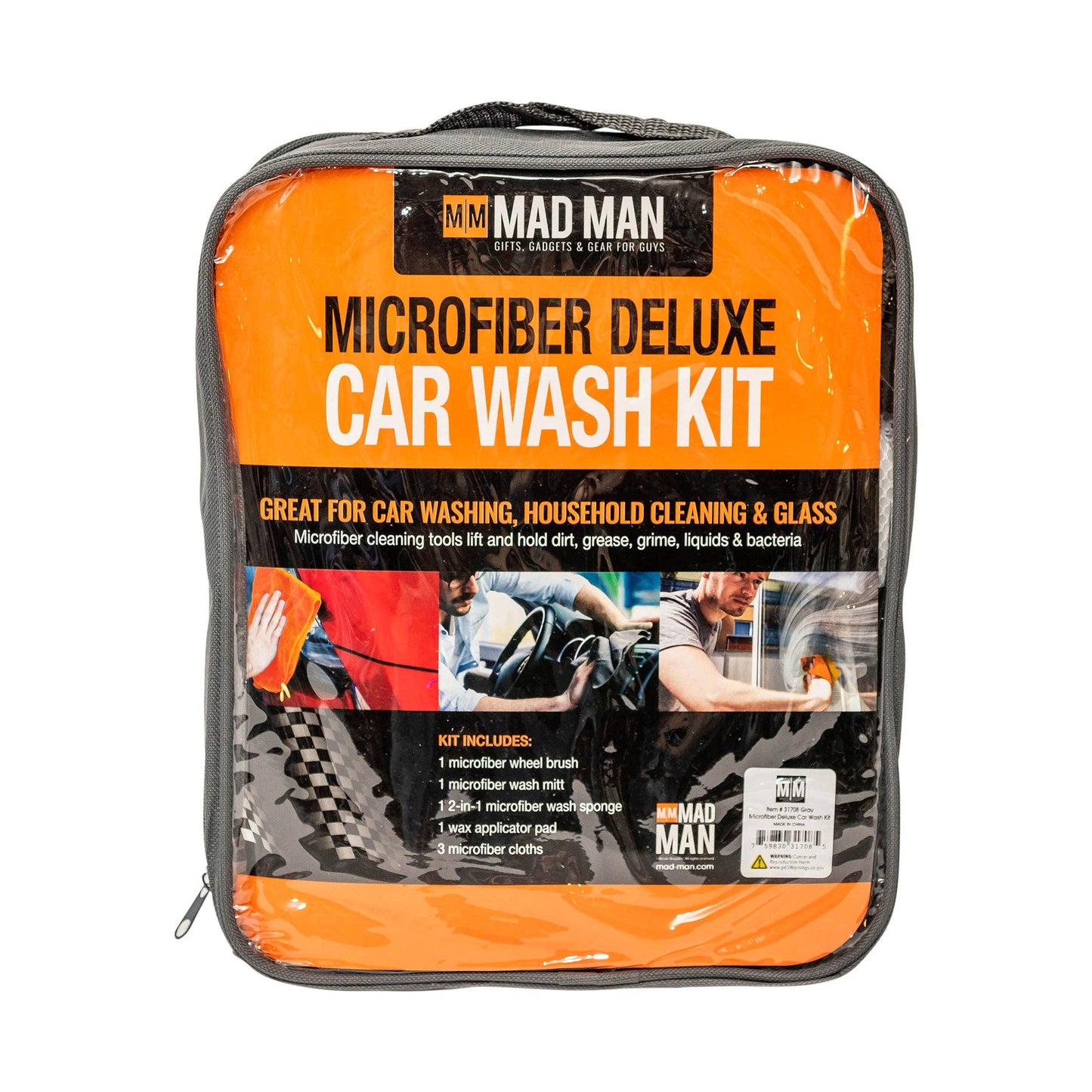 Mad Man - Microfiber Deluxe Car Wash Kit