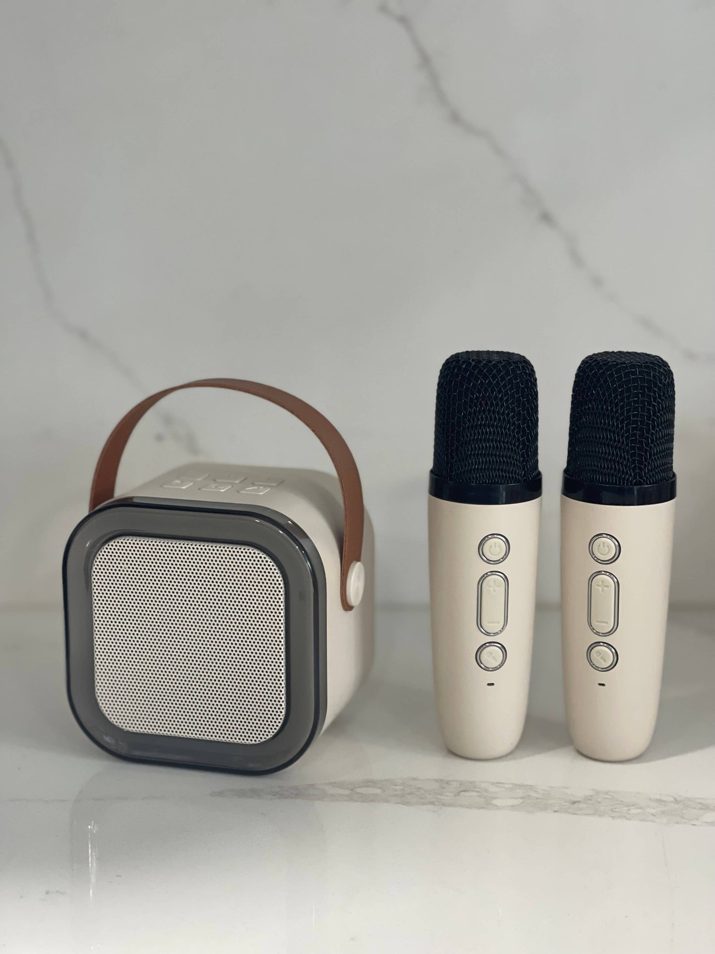Funky Rico Inc - Karaoke Set- LED - Beige