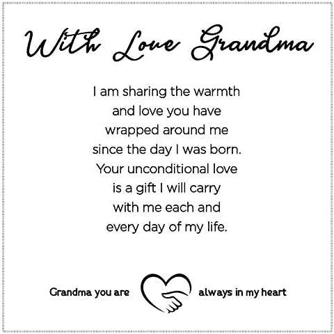Softly Said Thoughtful Blanket for Grandma with Love 8024