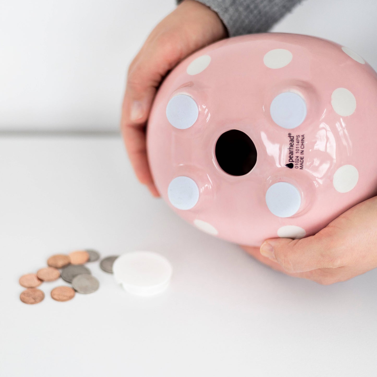 Pearhead - Polka Dot Piggy Bank