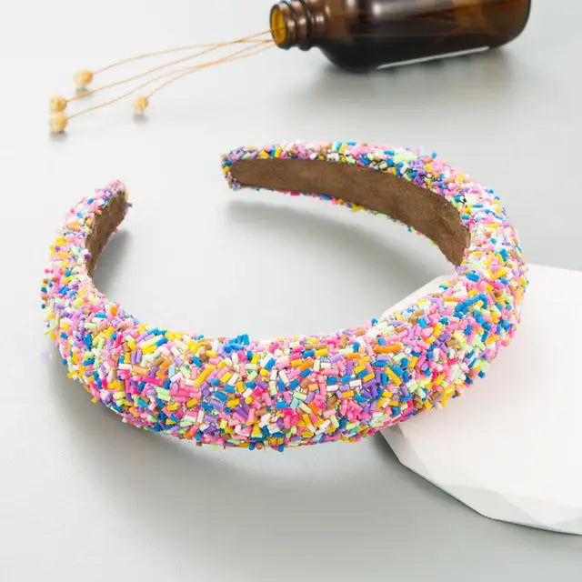 Cheeky Plum - Beaded Headband - Candy Crush (KIDS & WOMEN)