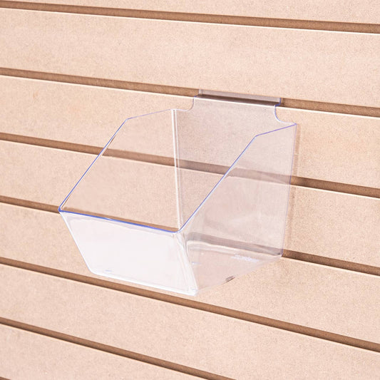 Store Supply Warehouse - 6" X 5 ½" X 7 ½" Clear Plastic Dump Bin