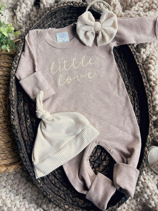 Wonderfully Made - Baby Romper | Girl or Boy Outfit Little Love - Valentine