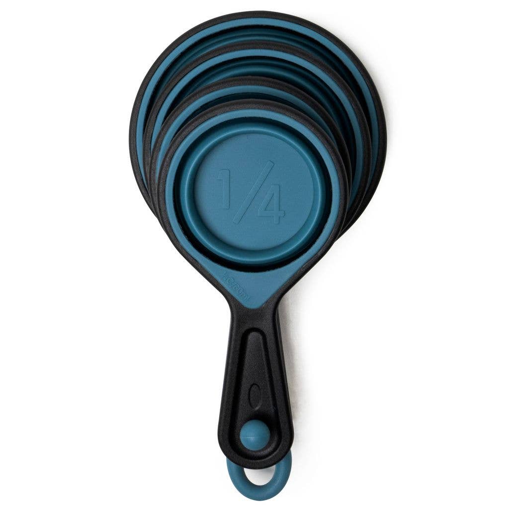 DM Merchandising - Krumbs Kitchen Silicone Collapsible Measuring Cups 4pcs Set