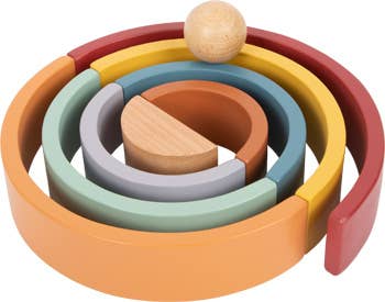 Hauck Toys - Small Foot Rainbow Building Blocks- Boutique