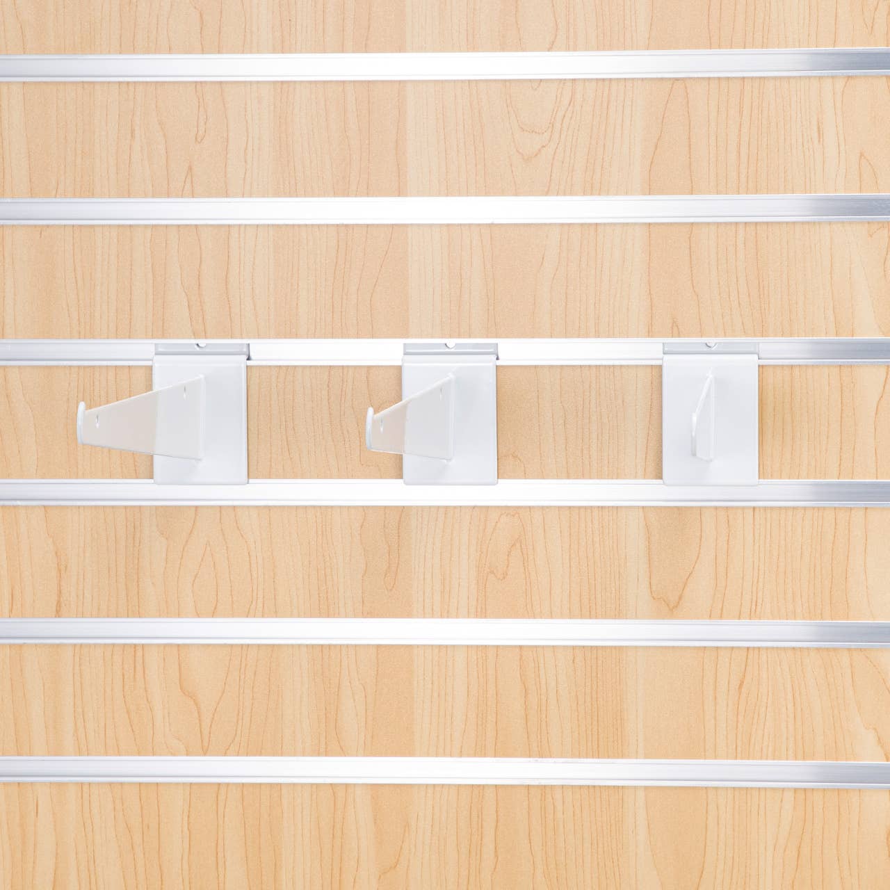 Store Supply Warehouse - 12"L White Shelf Bracket For Slatwall