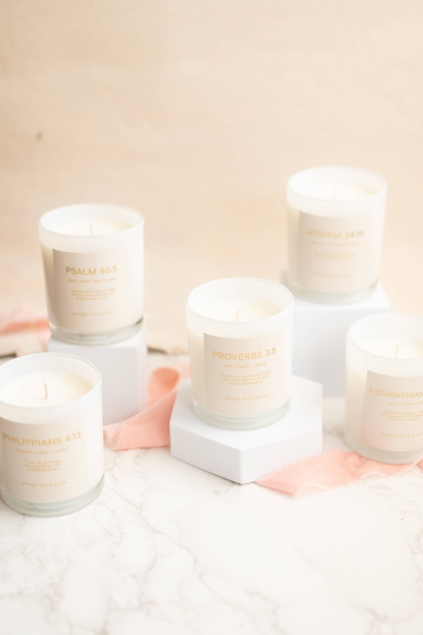 Paige Tate Christian Gifts - Scripture Candle: Proverbs 3:5