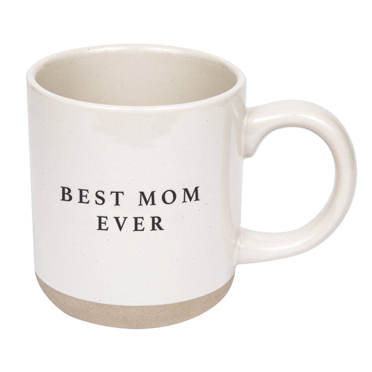 Sweet Water Decor - Best Mom Ever Stoneware Coffee Mug - Gifts & Home Decor