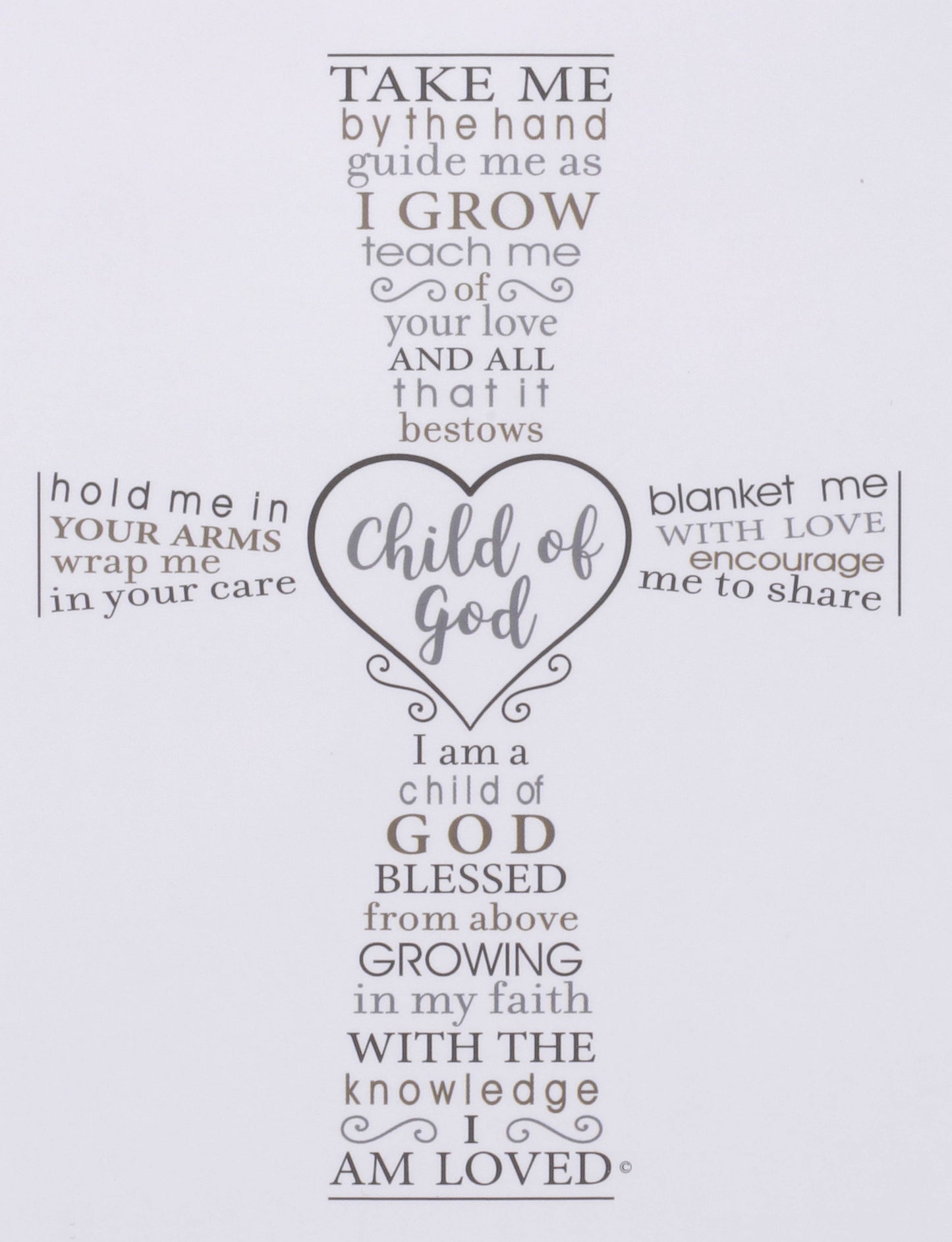 Child of God Blanket: Christian Gift for Child or Teen 5199