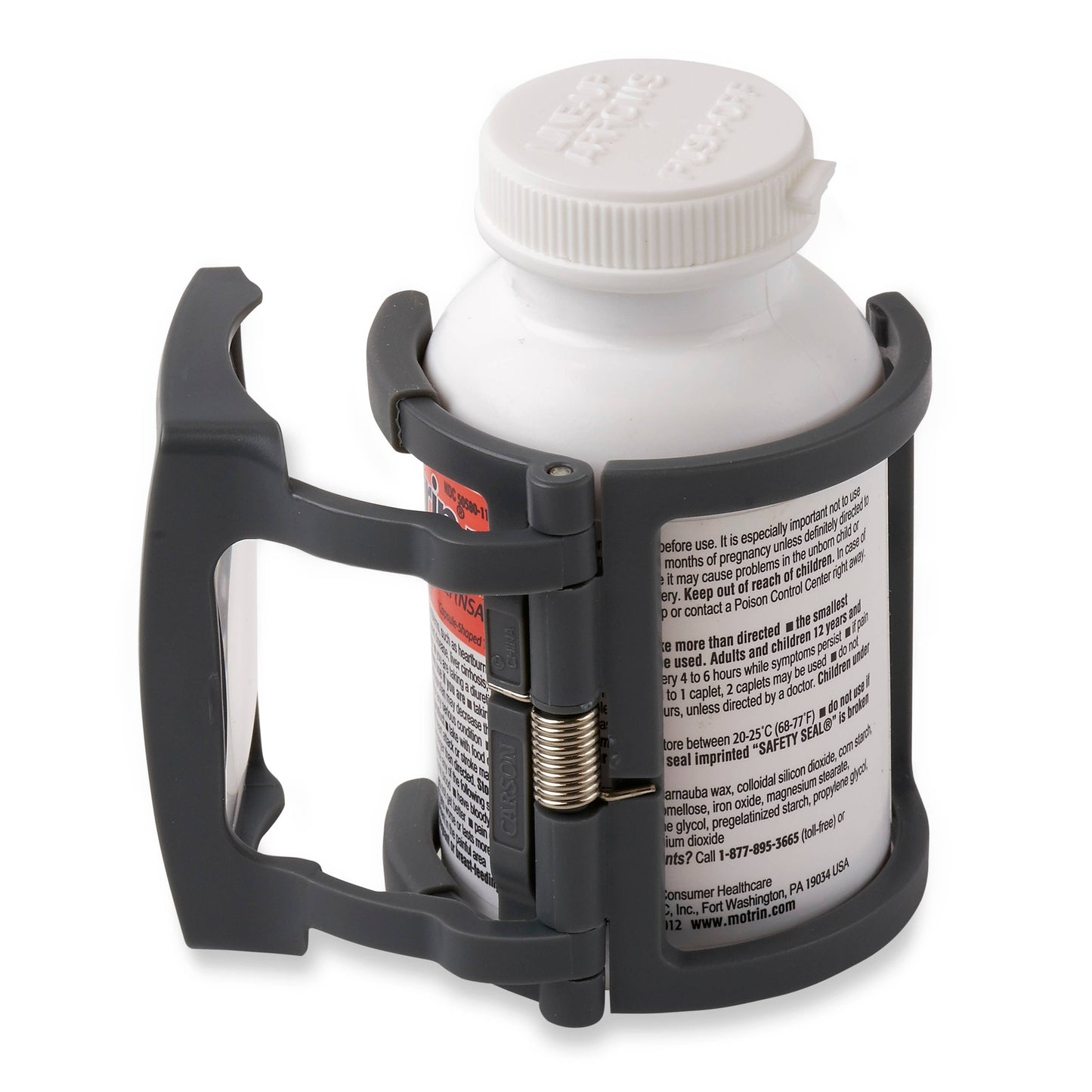 Carson - 2.5x, Clip-On Prescription Bottle Magnifying Glass