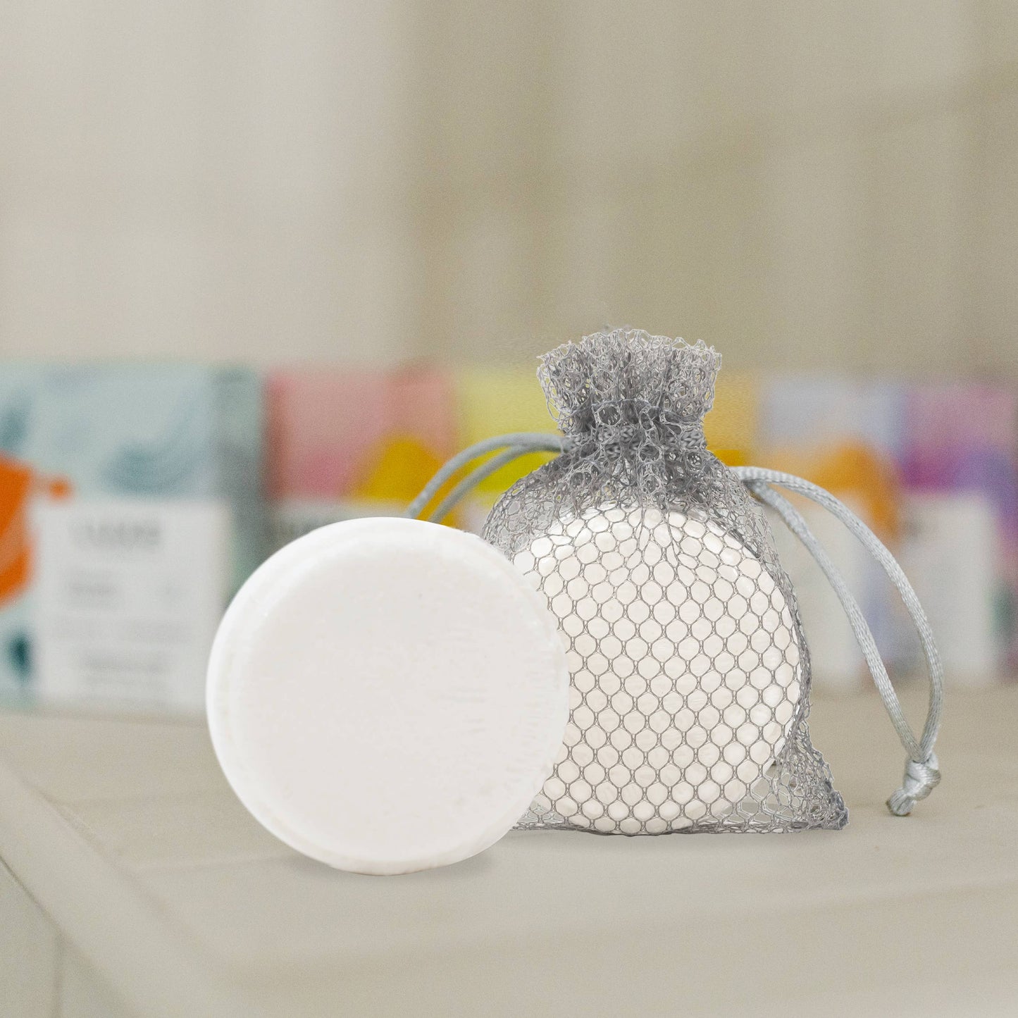 Cait + Co - Luxe Jasmine Tea + Ginger Shower Steamer Fizzy Bomb