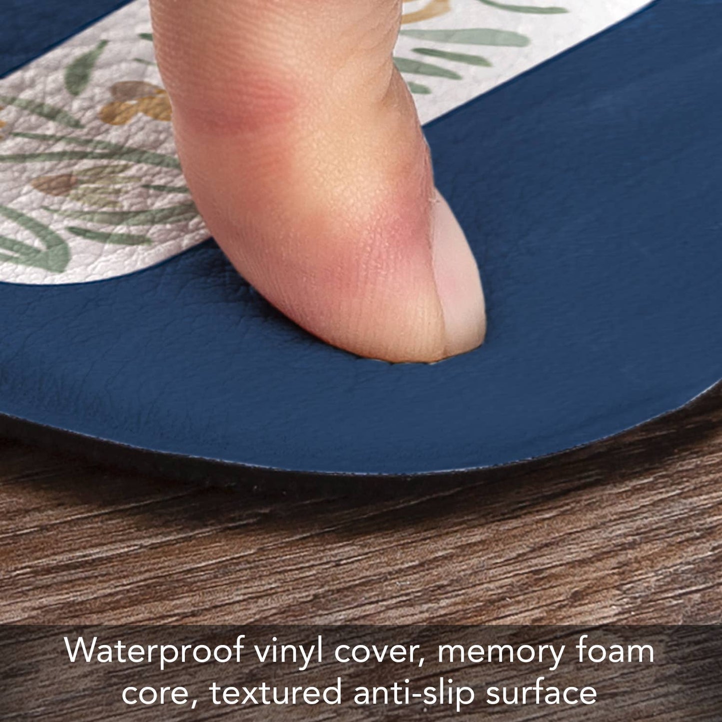 CounterArt/Highland Home/Thirstystone - "Welcome To Lake" 30" x 20" Decorative Comfort Floor Mat