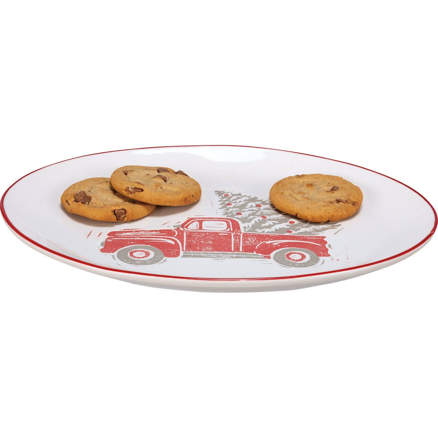 Primitives by Kathy - Red Truck Platter