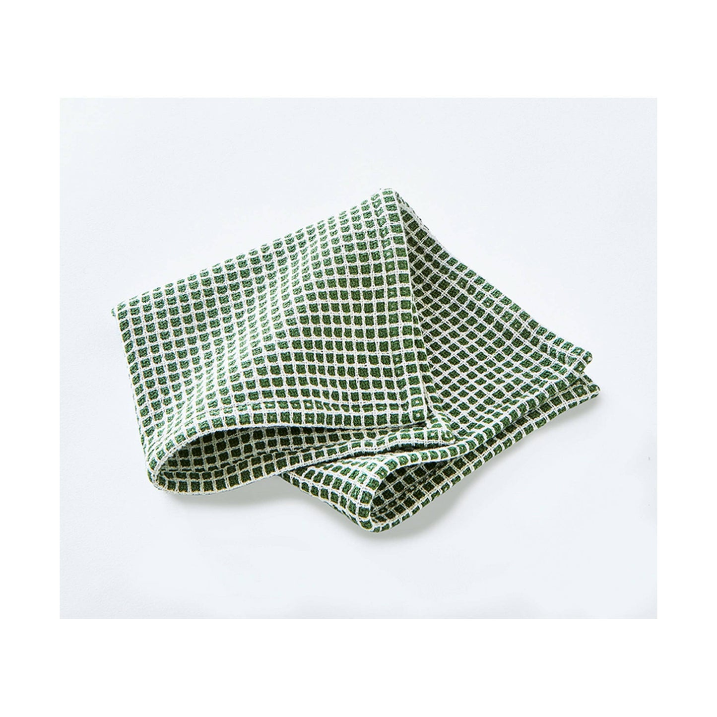 tag - Tag Textured Check Dishcloth Set of 2 - Dark Green