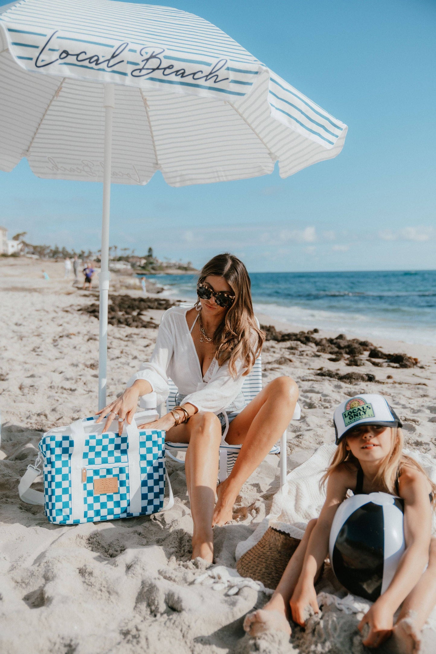 Local Beach - Checker Cooler Bag