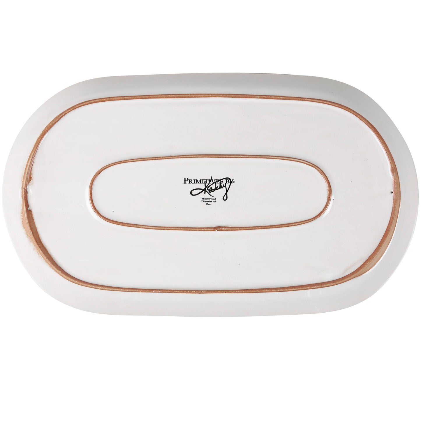 Primitives by Kathy - Snowflake Oval Platter