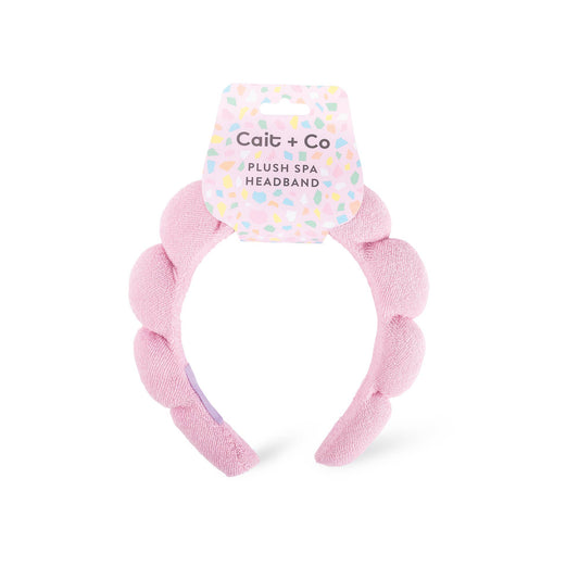 Cait + Co - Plush Spa Headband - Amethyst | Gem Collection