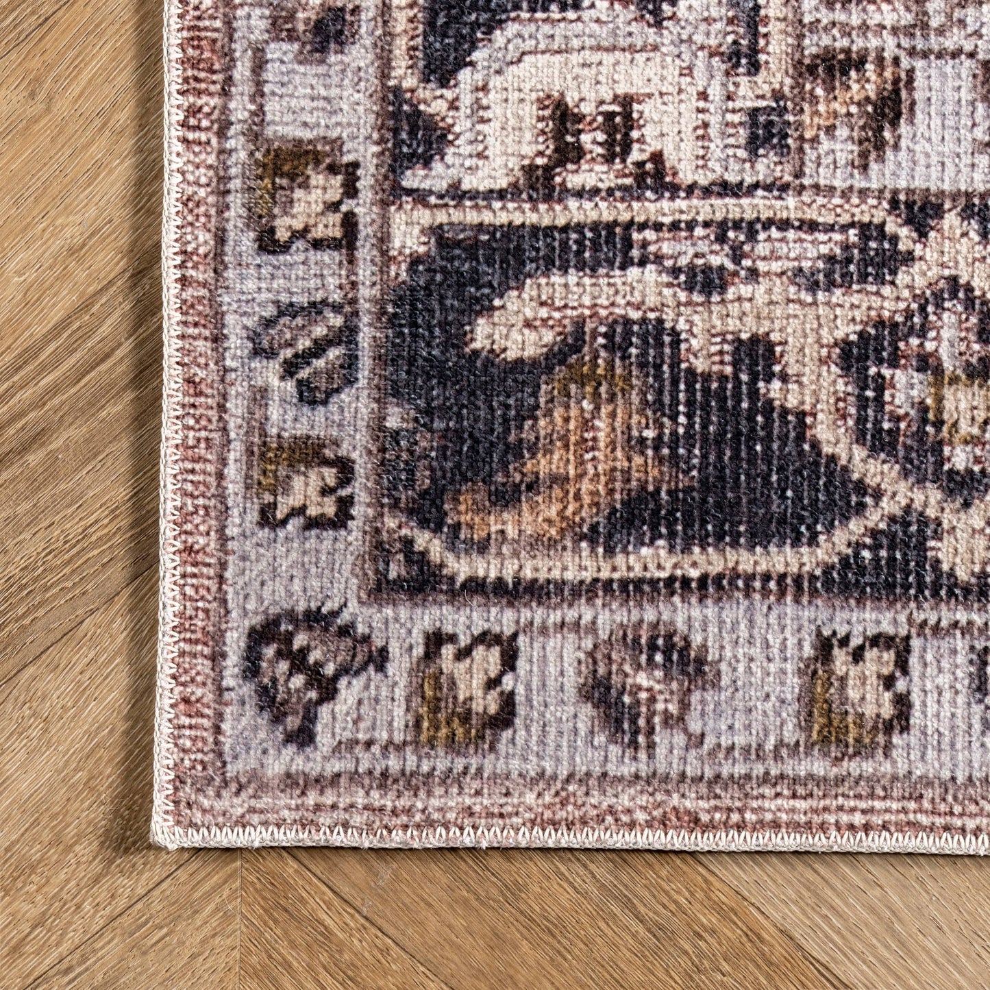 nuLOOM - Sasha Machine Washable Medallion Area Rug