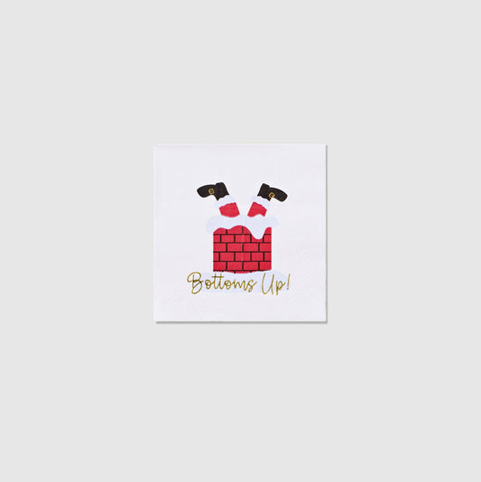 Coterie Party Supplies - Bottoms Up Cocktail Napkins (20 per pack)