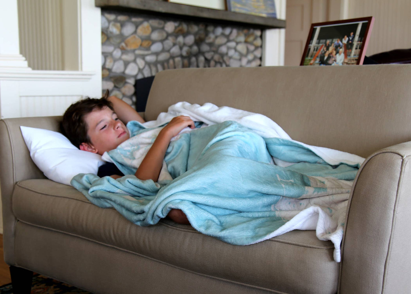 Maritime Tribes LLC - Blanket 4' x 5' -> Silk-Touch Fleece