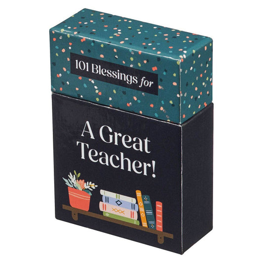 Christian Art Gifts - Box of Blessings For A Great Teacher New