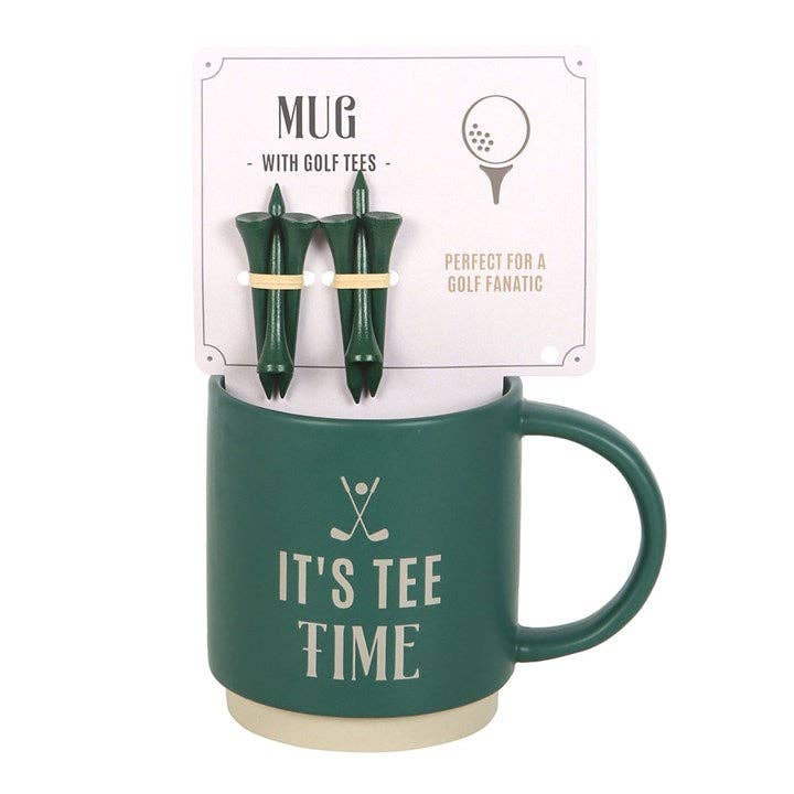 Something Different Wholesale - It's Tee Time Father's Day Mug with Golf Tees