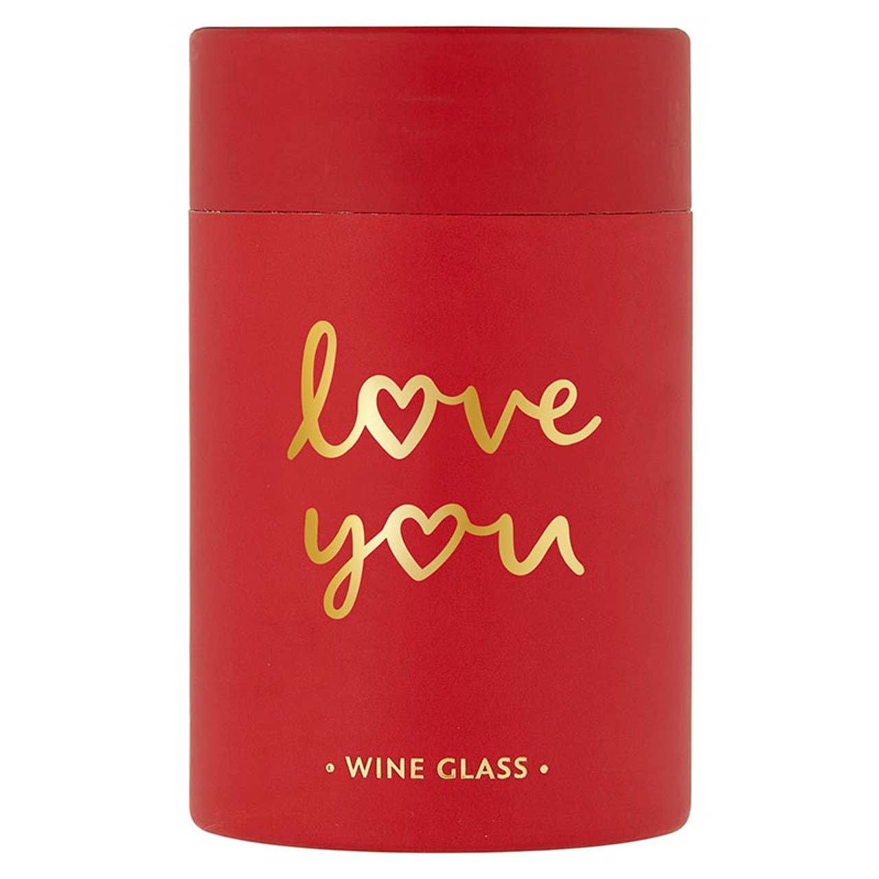 Slant Collections by Creative Brands - Wine Glass - Love You