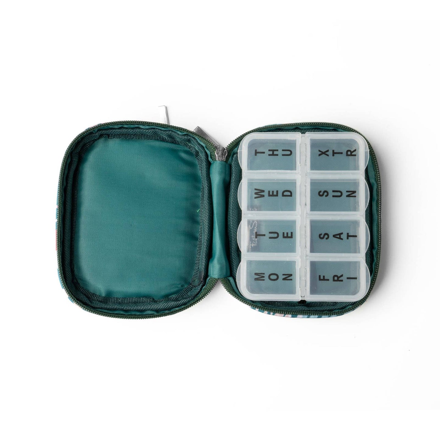 DM Merchandising - Wellness Keeper Zippered Pill & Vitamin Case Open Stock